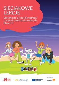 kolorowa okładka scenariuszy "Sieciakowe lekcje"
