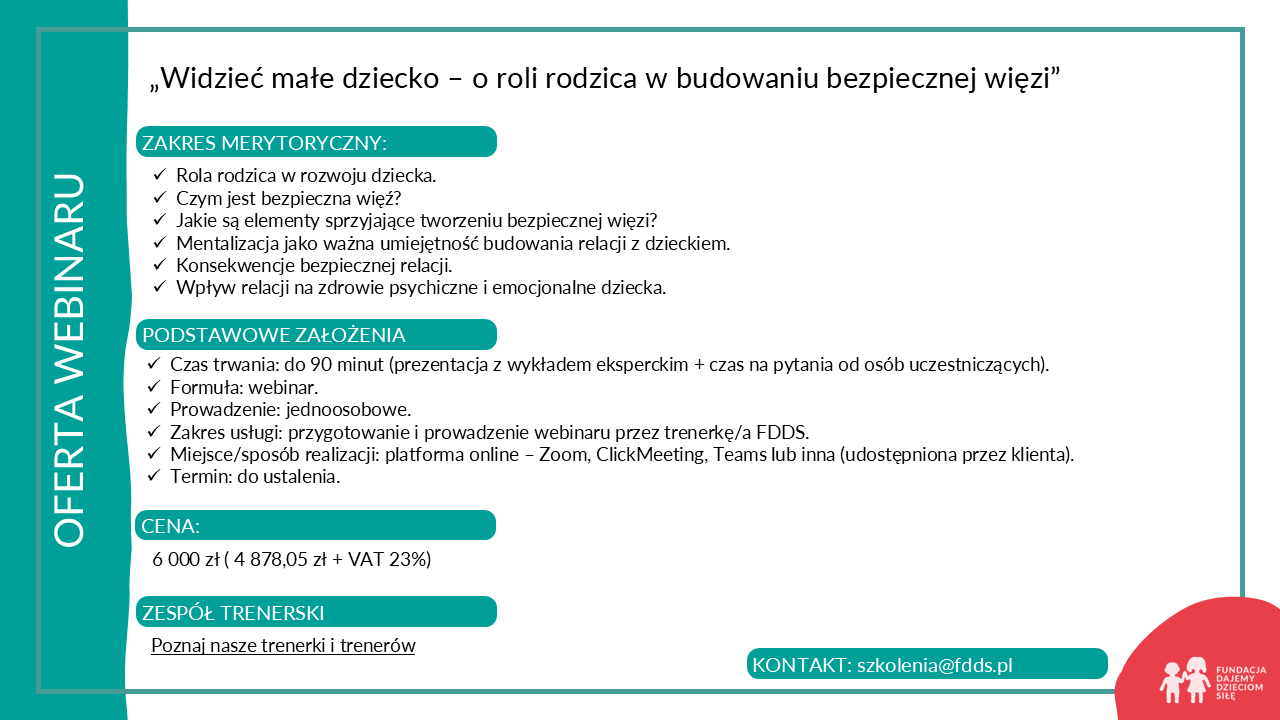 Widzieć małe dziecko